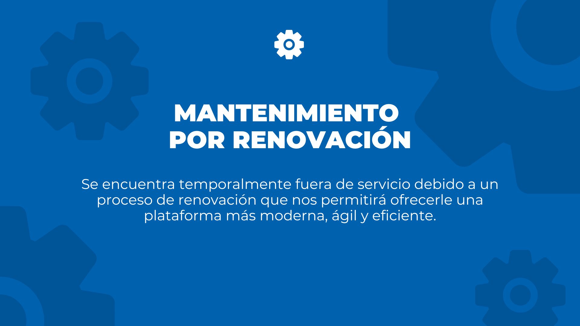 Mantenimiento por Renovación